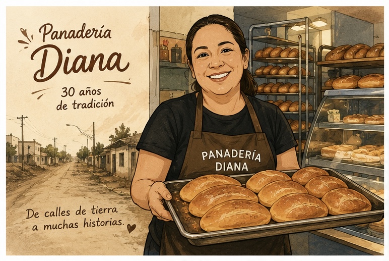 Aquí no compramos el pan. Lo hacemos.